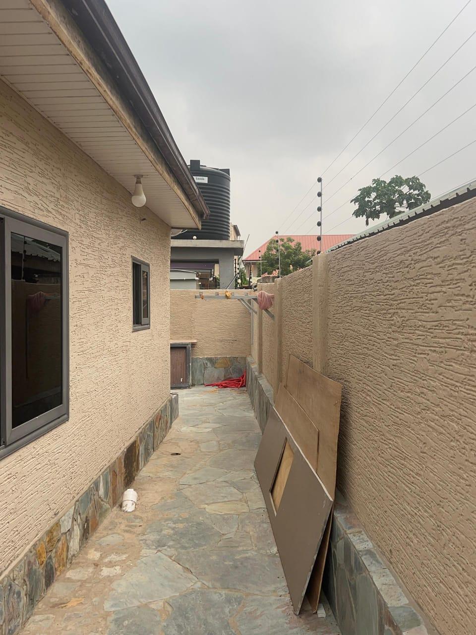A newly built 3 bedroom semi-furnished house is for sale at lakeside