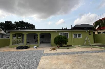 Refurbished 3-Bedroom Self-Compound House + Boys Quarters – Tesano