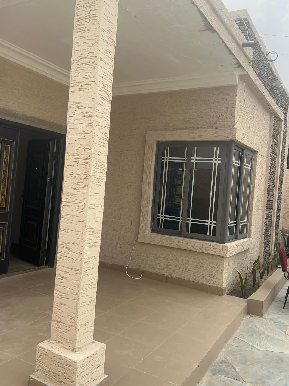 A newly built 3 bedroom semi-furnished house is for sale at lakeside
